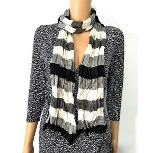 2 PCS Women Fashion Crinkle Light Weight Long All Season Scarf Wrap